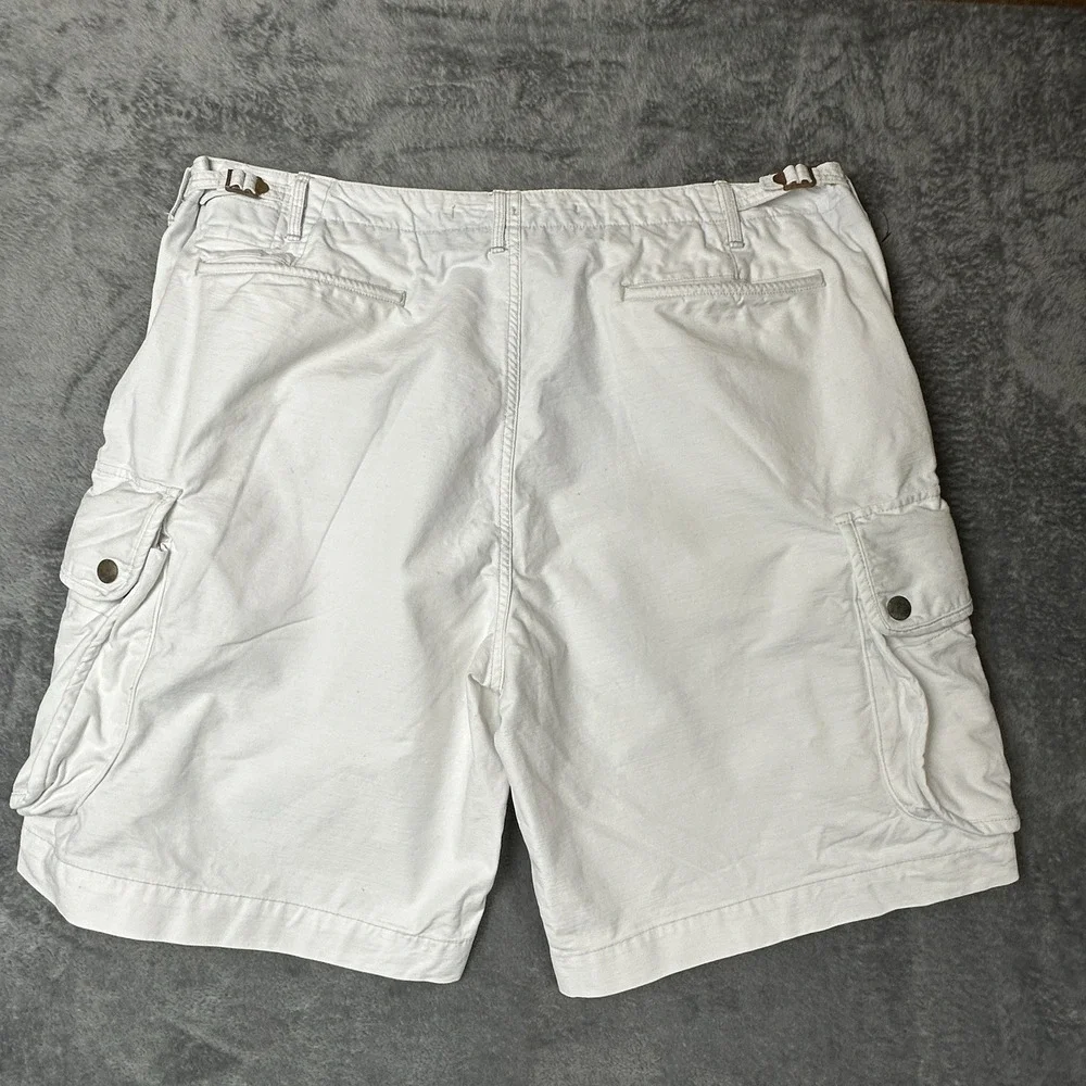 Polo Ralph Lauren USRL Cargo Shorts Mens 40 White Coastal Patrol Rescue VTG Tag